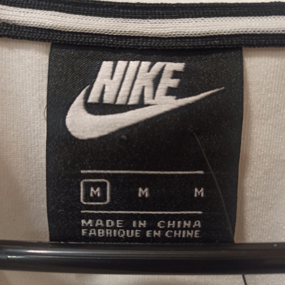 Nike Full Zip Womens Track Jacket medium White Velour Velvet Y2K - Picture 5 of 16